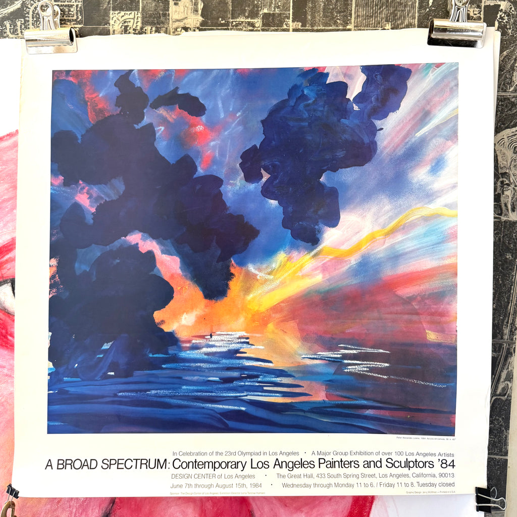 Peter Alexander/ A Broad Spectrum, Exhibition Poster 1984