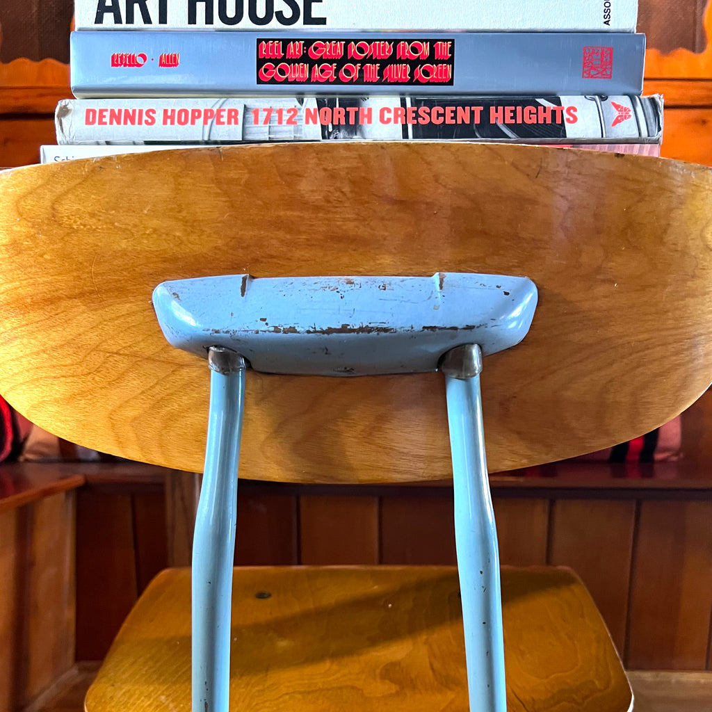 Set of Four School Chairs