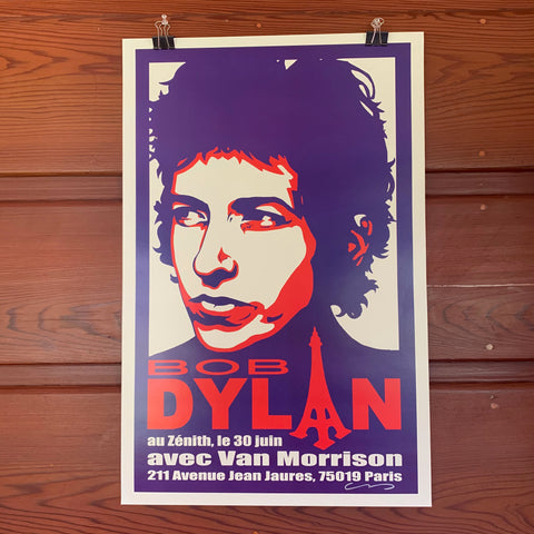 BOB DYLAN | FRENCH CONCERT POSTER