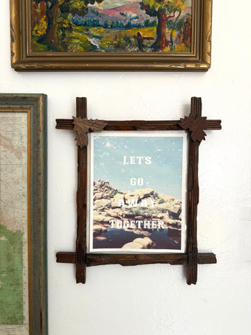 Large Tramp Art Frame