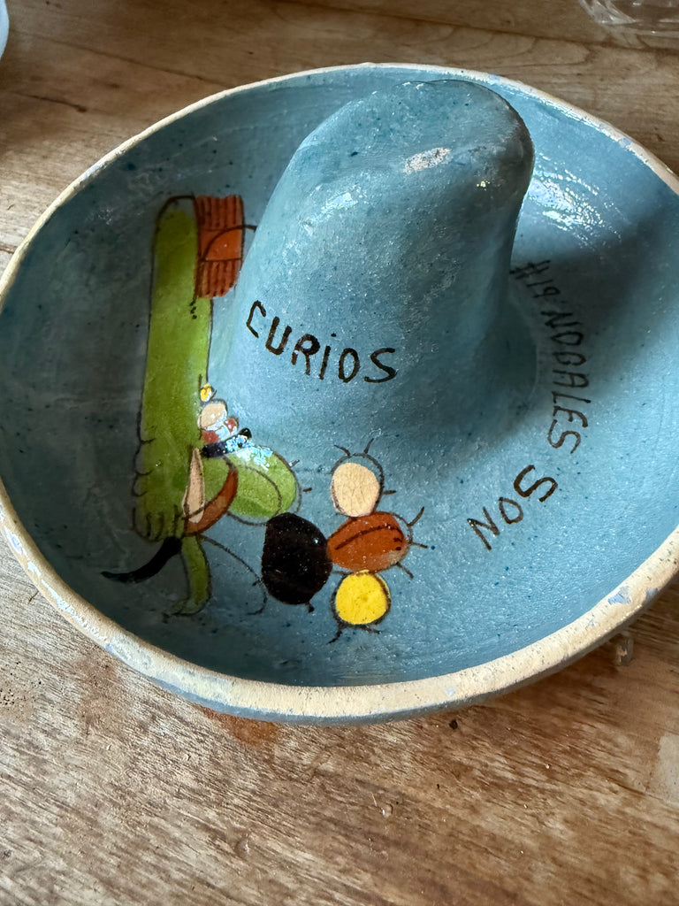 Mexican Souvenir Pottery Ashtray