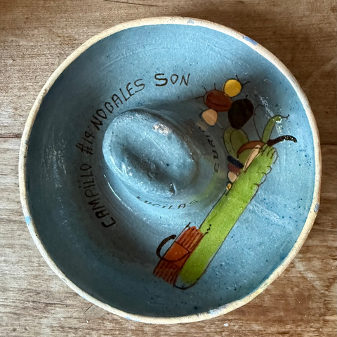 Mexican Souvenir Pottery Ashtray