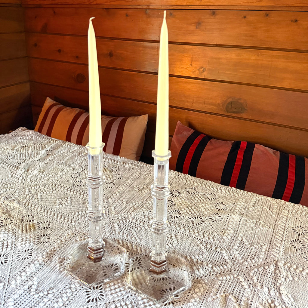 Tiffany Crystal candlesticks