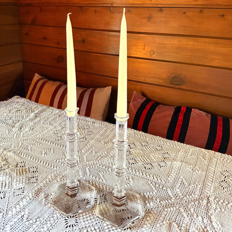 Tiffany Crystal candlesticks
