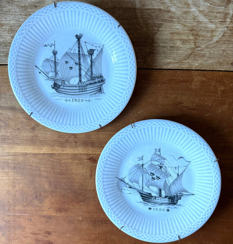 Tall Ships Plate Set
