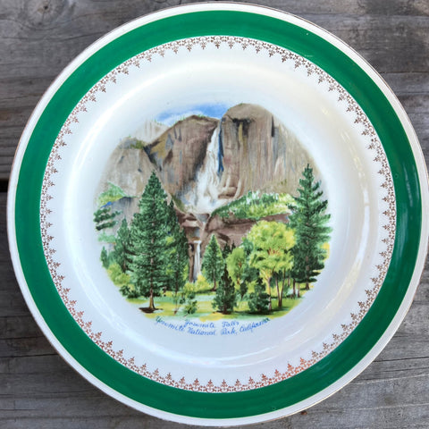 Vintage Yosemite Falls Plate