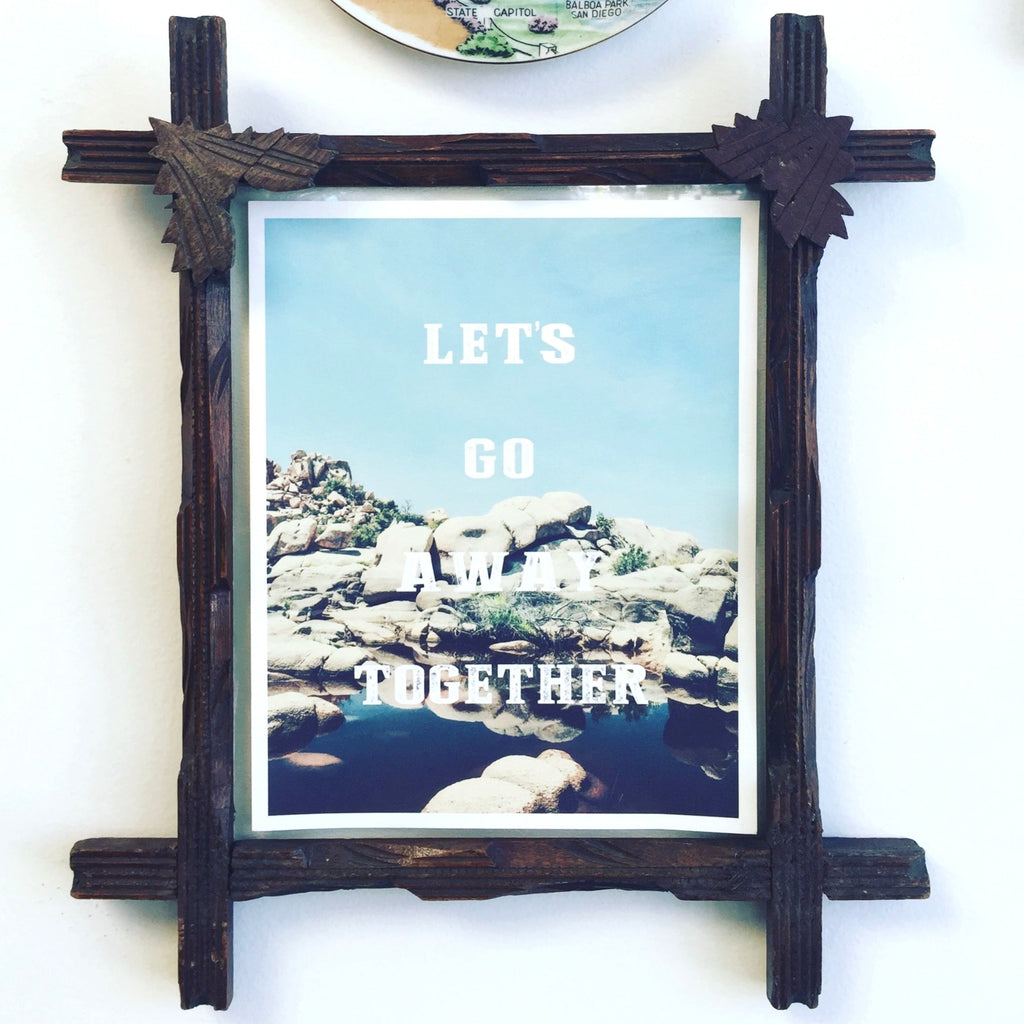 Large Tramp Art Frame