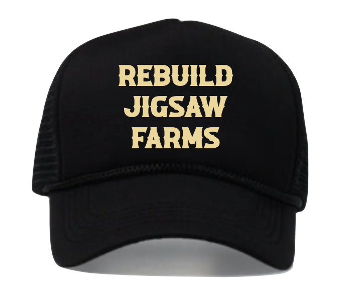 Rebuild Jigsaw Farms Trucker Hat/black