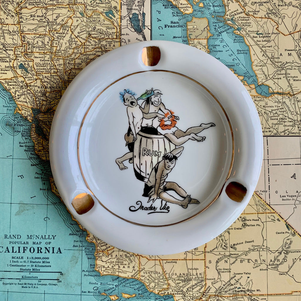 VINTAGE ASHTRAY | TRADER VIC'S