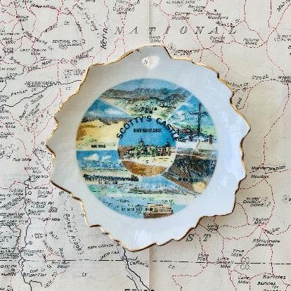 SMALL VINTAGE PLATE | SCOTTY'S CASTLE
