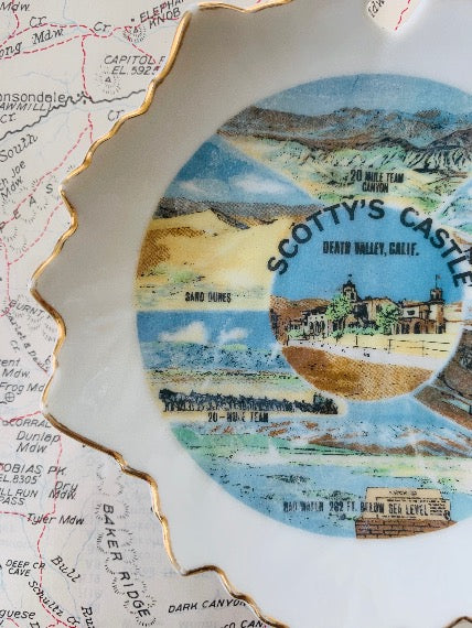 SMALL VINTAGE PLATE | SCOTTY'S CASTLE